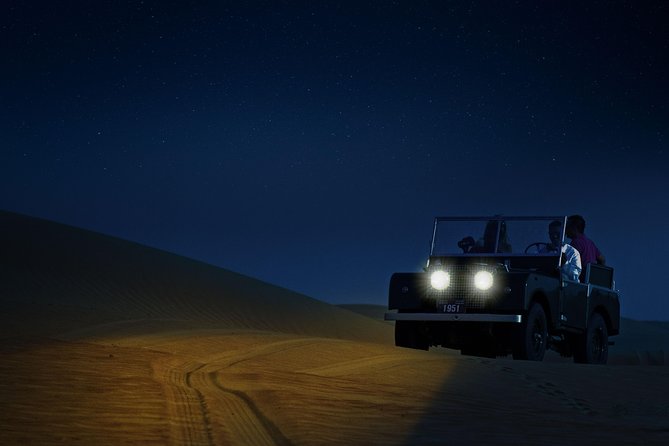 Private Night Vintage Land Rover Desert Safari & Astronomy With Dubai Transfers - Positive Reviews and Ratings From Travelers