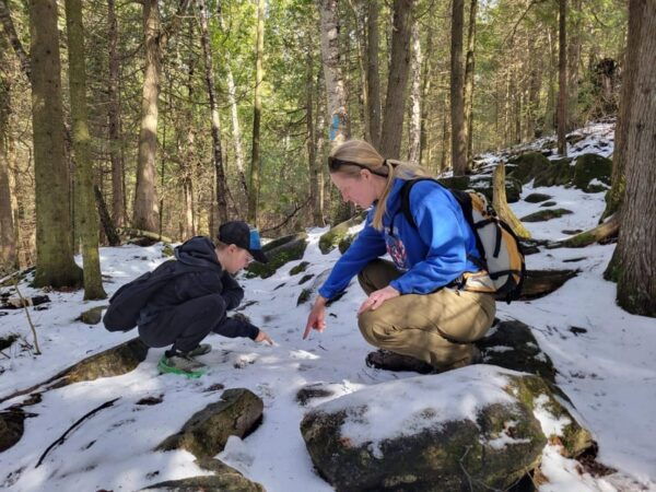Private Nottawasaga Bluffs Caves Snowshoe-Creemore/Collingwd - Unique Winter Cave Exploration