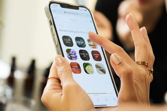 Private Perfume Creation Workshop - Fees and Taxes