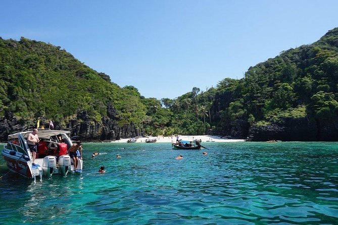 Private Phi Phi & 4 Islands Sunset Cruise by Speedboat - From Krabi - Inclusions and Services