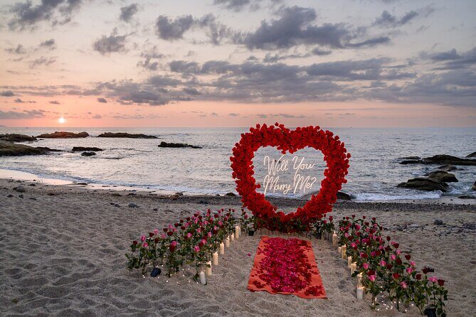 Private Photoshoot Giant Heart with Roses - What to Expect from This Unique Photoshoot