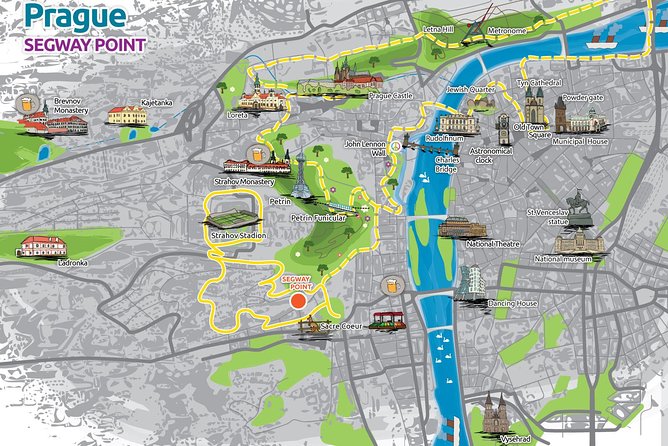 PRIVATE: Prague All Inclusive Segway & Escooter Tour + Lunch - Tour Details