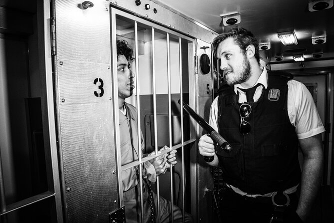 Private Prison Van Escape Game - London Immersive Experience - Meeting and Pickup