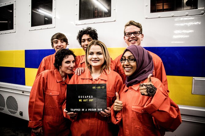 Private Prison Van Escape Game - London Immersive Experience - Background