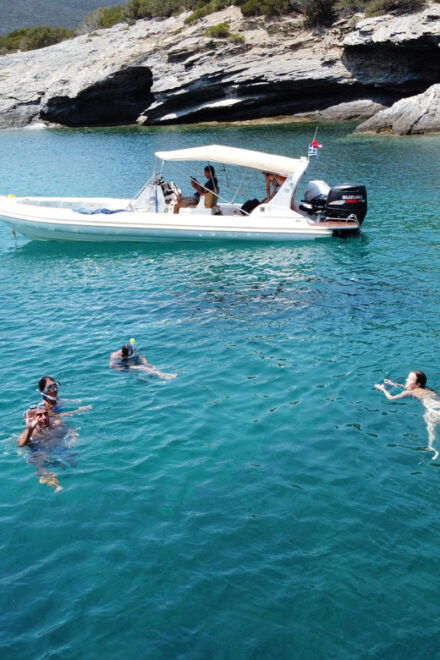 Private RIB Boat Cruise & Snorkeling Petalioi Marmari - Essential Inclusions