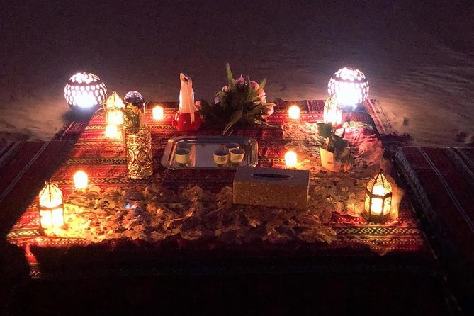 Private Romantic Dinner in Desert Abu Dhabi With Hot BBQ Dinner - Booking Information and Policies