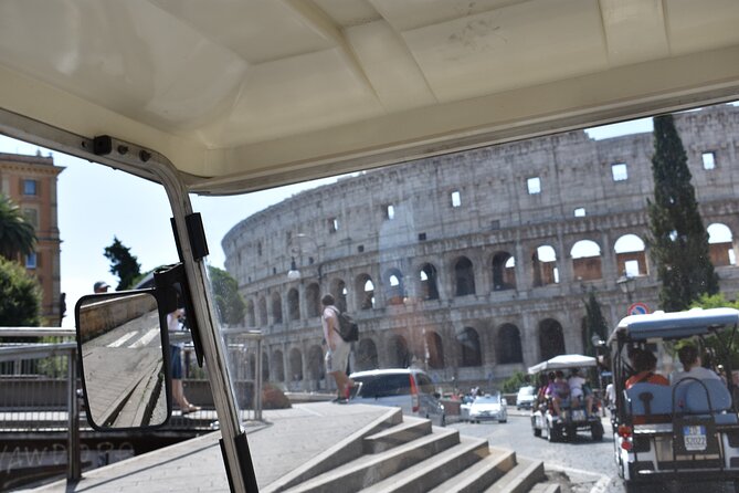 Private Rome Golf Cart Tour With Inside Guided Colosseum Tour - Tour Highlights