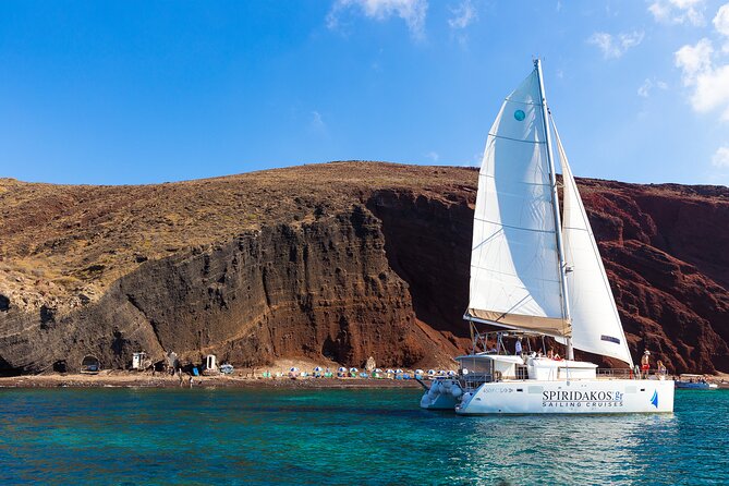 Private Sailing Catamaran in Santorini With BBQ Meal and Drinks - Pricing and Booking Details