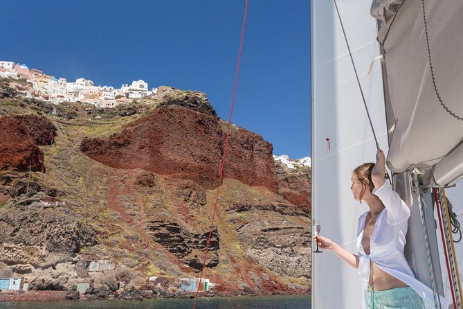 Private Sailing Catamaran in Santorini With BBQ Meal and Drinks - Additional Details