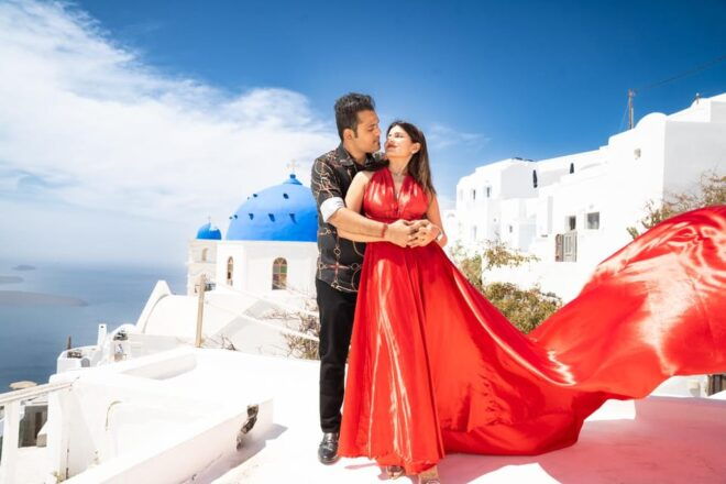 PRIVATE SANTORINI FLYINGDRESS - Key Experience Highlights