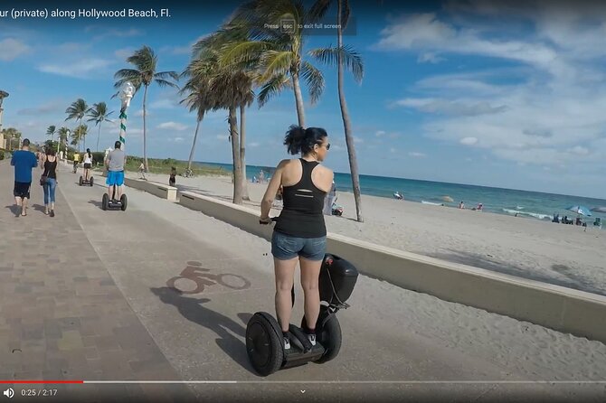 Private Segway Tours Along Hollywood Beachs Broadwalk - Directions