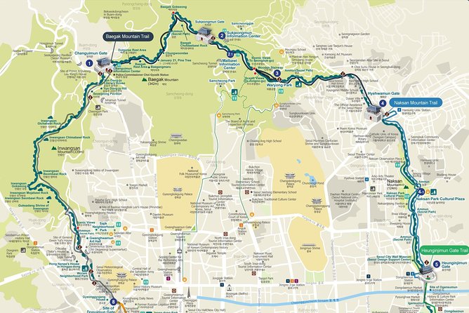 Private Seoul City Wall Trail Full-Day Hiking Tour With Lunch - Tour Information