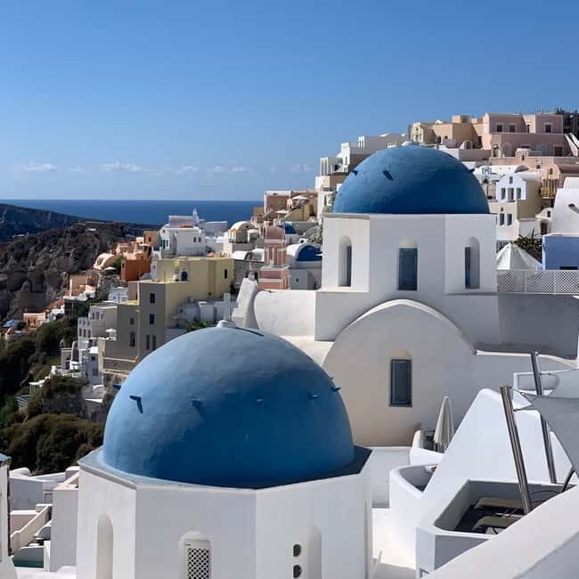 Private Sightseeing land tour and wine tasting - Exploring Santorini’s Caldera Villages