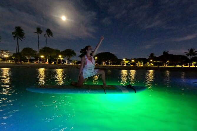 Private Stand-Up-Paddle Glowga Yoga Class In Honolulu - Experience Details