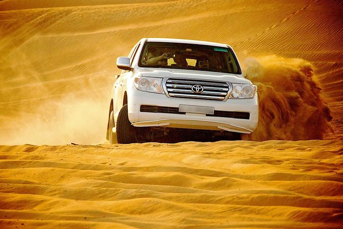 Private Sundowner Desert Safari Dubai by LandCruiser - Bedouin-style Camp and Cultural Performances