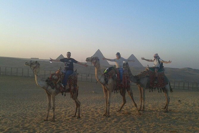 Private Sunrise or Sunset on Camel by The Pyramids & 1 Hour Felucca in The Nile - Group Participation Information