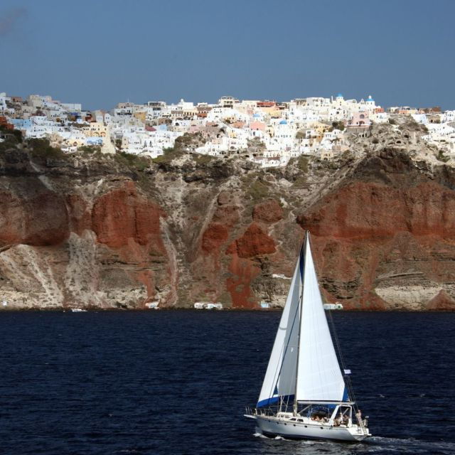 Private Sunset Half Day Tour -Santorini to Volcano&Aspronisi - English-Speaking Instructor and Pickup