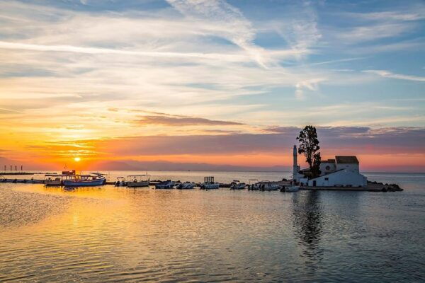 Private Sunset Tour Around Corfu Town With Christina Boat - Ideal Occasions