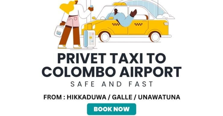 Private Taxi To Colombo Airport From Unawatuna Hikkaduwa Gal - Pricing Details and Packages