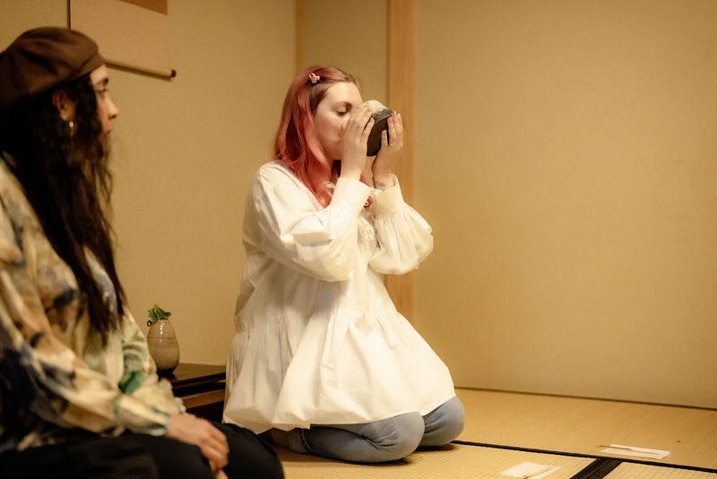 Private tea ceremony experience at a Nara townhouse - Wagashi, matcha and the first bowl