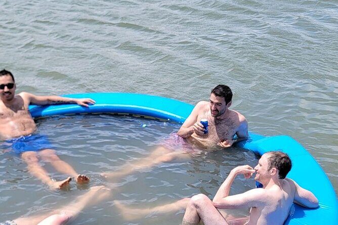 Private Tiki Boat Beach from Tybee Island Swim and Chill - Good To Know