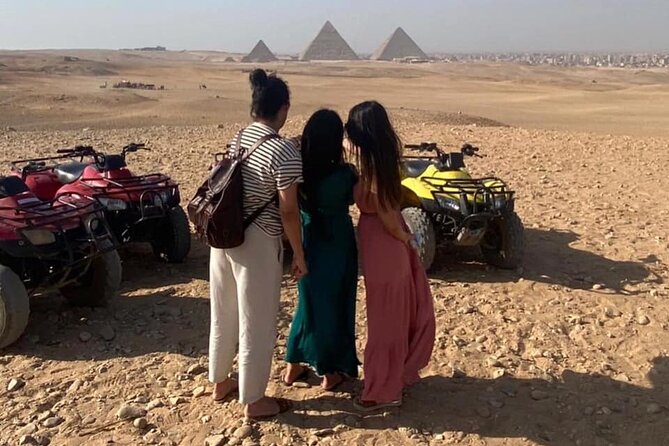Private Tour at Giza Pyramids, With Camel Ride, Quad Bike, and Lunch With Bazaar - Cancellation Policy and Booking Information