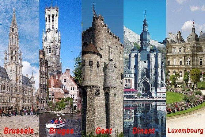 Private Tour : Brussels, Gent Bruges, Dinant and Luxembourg 3 Days Excursion - Common Questions