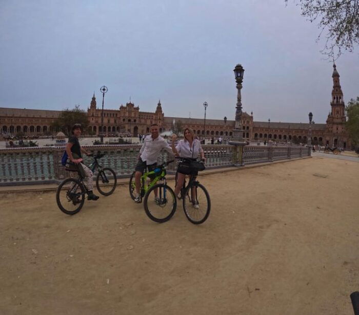 Private Tour by Bike With Alcazar Guided Visit Without Ticket - Discovering San Telmo Palace and Plaza De España