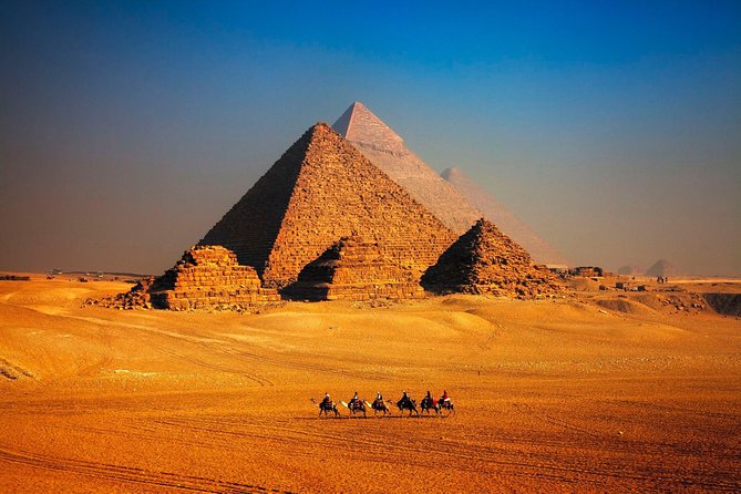 Private Tour Giza Pyramids, Sakkara Pyramid, Memphis City ,Camel Ride With Lunch - The Sum Up