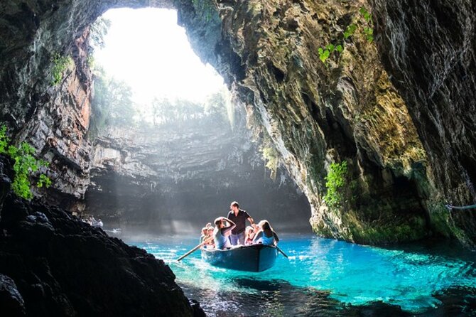 Private Tour in Melissani Cave and Myrtos Beach Swim Stop - Cave Exploration