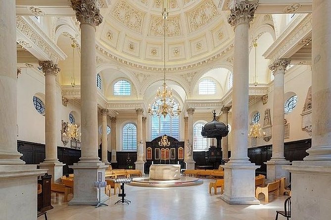Private Tour: London Walking Tour of St Pauls Cathedral - Explore Other Churches Designed by Sir Christopher Wren