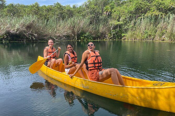 Private Tour Tankah 3 Zip Lines 3 Cenotes Canoe Snorkel Community - FAQ