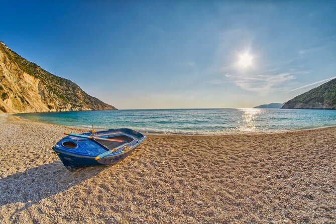 Private Tour: the Caves & Swim at Myrtos Beach - Air-conditioned Vehicle