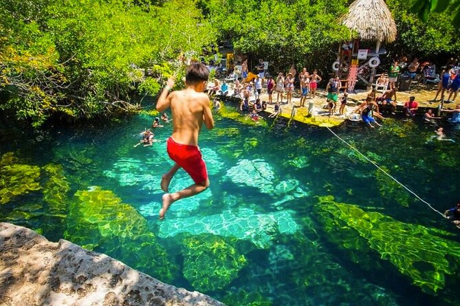 Private Tour to 3 Cenotes in the Riviera Maya With Lunch - Cenote Cristalino: Picturesque Swimming and Stunning Environment