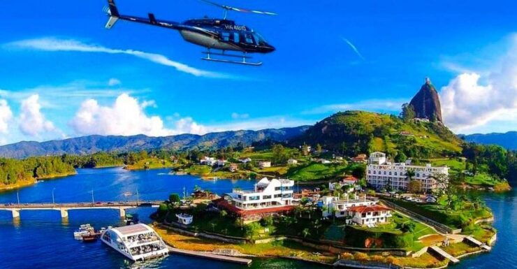 Private Tour to Guatapé and Helicopter Riderockboat - Booking Information