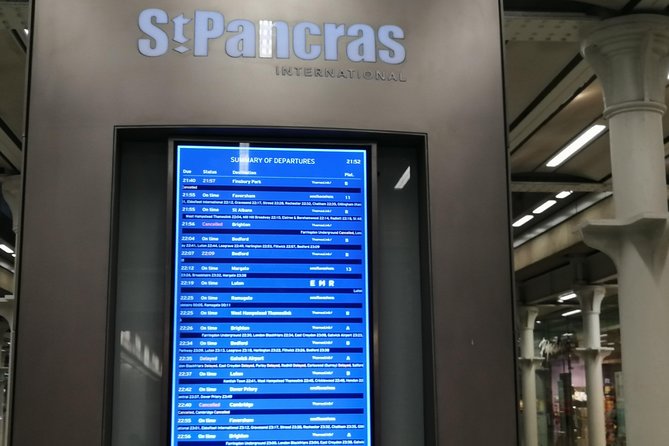 Private Transfer From/To Heathrow Airport to St Pancras Eurostar - Refund Policy