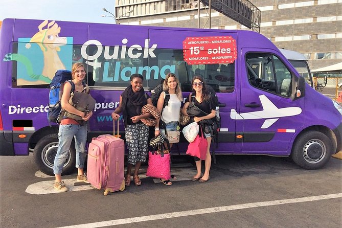 Private Transfer in Medium Van From Lima Airport (Quickllama Airport Shuttle) - Booking Confirmation and Accessibility