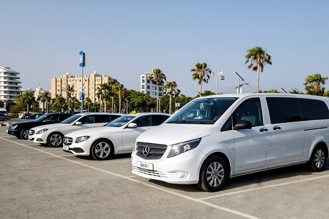 Private Transfer: Larnaca Airport to Larnaca District 1-14 Pax - Booking Process