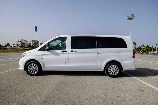 Private Transfer: Larnaca Airport to Larnaca District 1-14 Pax - Infant Seat Options
