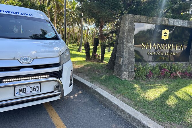 Private Transfer :Nadi Airport to Shangri-La Fijian Resort Yanuca - Private Transfer Details