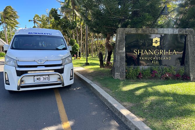 Private Transfer :Nadi Airport to Shangri-La Fijian Resort Yanuca - Additional Information