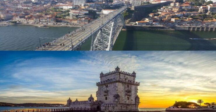 Private Transfer Porto Lisbon With Stop Nazaré & Óbidos - Experience Highlights