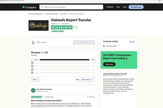 Private Transfer to & From Cambridge & London - Overview