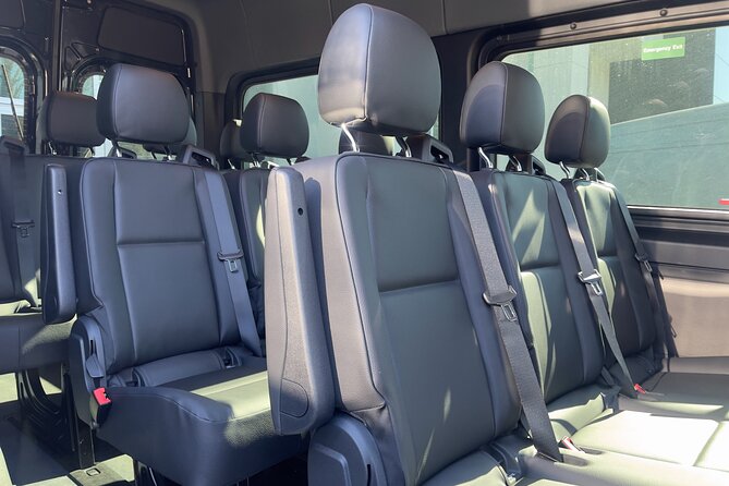 Private Transportation Available in Charleston in a 2021 Mercedes Sprinter Van - Booking Confirmation