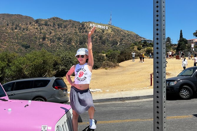 Private Unique Open Pink Jeep Tour to Hollywood Sign - Inclusions