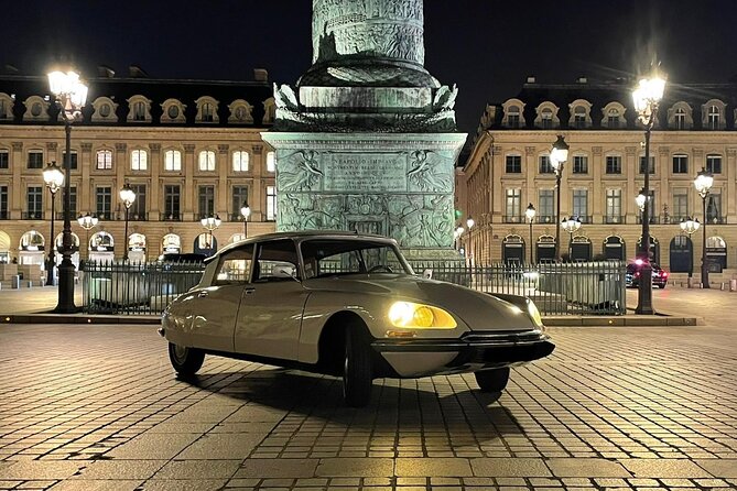 Private Vintage Car Tour of Paris in a Citroën DS - 2H - City Highlights