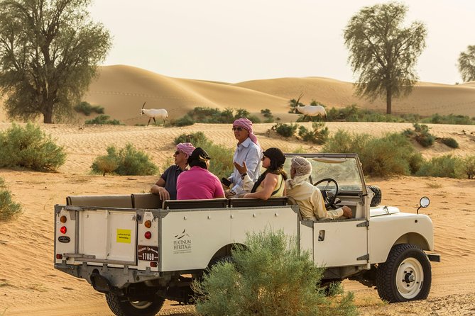 Private Vintage Land Rover Heritage Desert Safari- 4 Course Dinner & Activities - Vintage Land Rover Experience