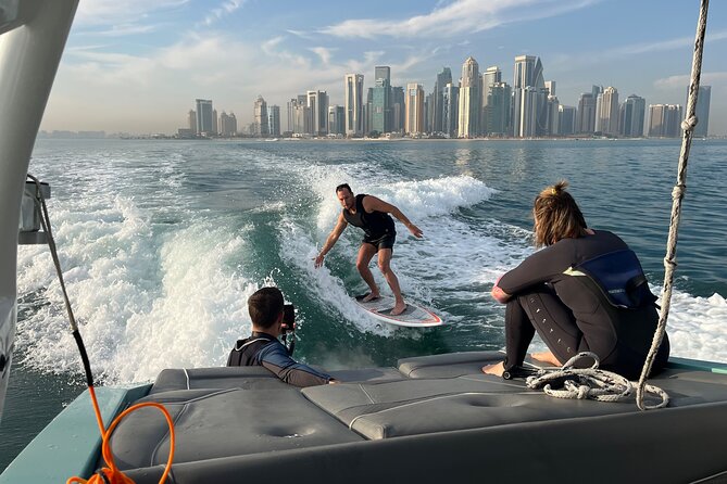 Private Wakesurfing or Wakeboarding Along Dohas Skyline - Best Time to Experience Wakeboarding in Doha