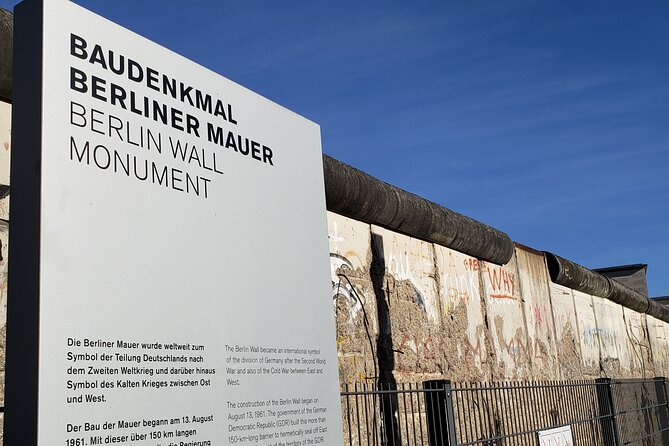Private Walking Tour: Berlin Wall, Cold War and Checkpoint Charlie - Pricing and Terms