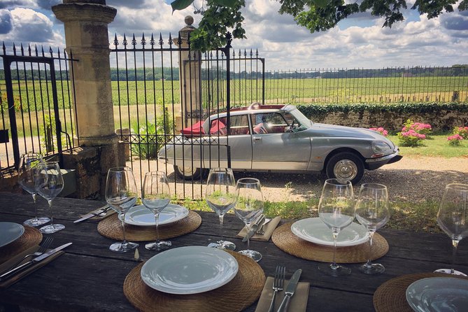 Private Wine Trip to Saint-Emilion Aboard Vintage French Presidential Car - Flexible Cancellation Policy